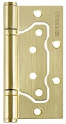 Картинка Петля универсальная без врезки FUARO 500-2BB 100x2,5 SB (мат. золото)